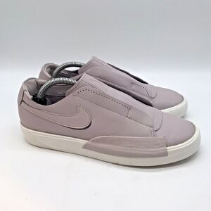 Nike Blazer Low Kickdown Leather Sneaker Photon Dust Womens 7 CJ1651-001 B-Grade